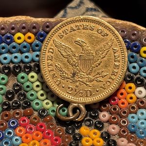 1878-S Gold Quarter Eagle Pendant