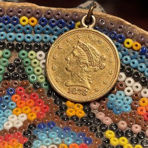 1878-S Gold Quarter Eagle Pendant