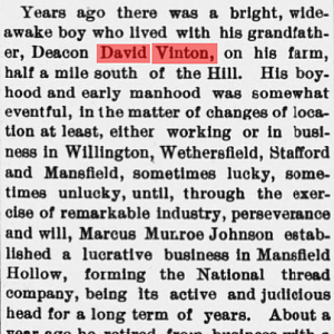 "The Press" Stafford Springs, Connecticut Thursday Aug. 23 1900 (page 3)