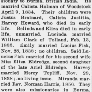 "The Press" Stafford Springs, Connecticut Wednesday Nov. 21 1906 (page 1)