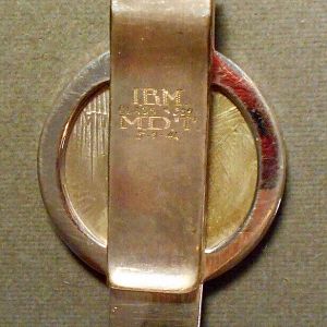 1923 Peace Dollar/ IBM Money clip