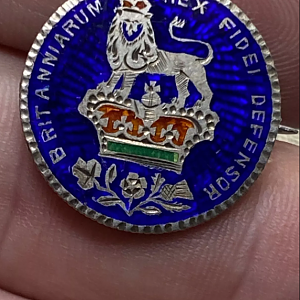 British Enameled Coin-Undated