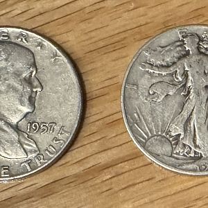 Half dollars obverse