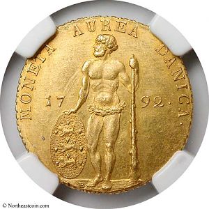 Denmark 1792 Ducat