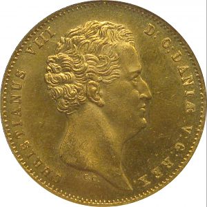 Denmark 1847 2 Christian d’or (obverse)