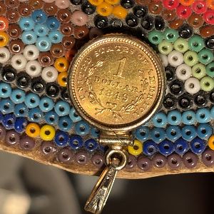 1849 Gold Dollar Coin, these normally sell for top dollar even in jewelry!