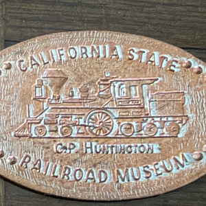 CA Railroad Museum Pressed Cent