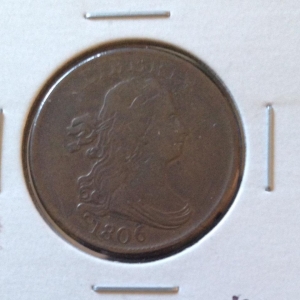 1806 Half Cent obverse