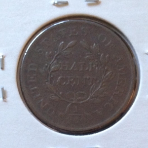 1806 Half Cent Reverse