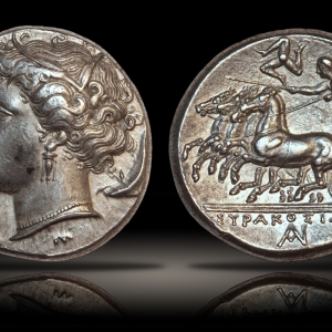 SICILY, Syracuse.  Agathokles tetradrachm