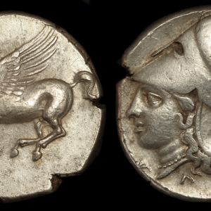 CORINTHIA, Corinth.  AR stater.