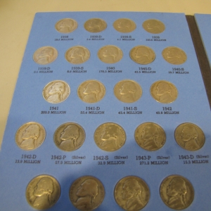My Jefferson nickel collection.