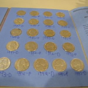 My Jefferson nickel collection.