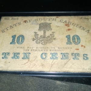 10 cent fractional note SC
