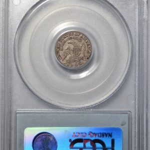 1831 HALF DIME - CAPPED BUST PCGS MS 45, CAC Reverse Slab