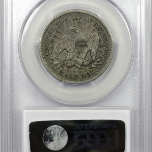 1853 HALF DOLLAR - SEATED LIBERTY, ARROWS & RAYS PCGS MS 40 ARROWS & RAYS, CAC Reverse Slab