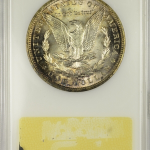 1900 O SILVER DOLLAR - MORGAN LIBERTY HEAD NGC MS 65, CAC Reverse Slab