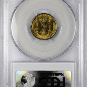 1909 CENT - LINCOLN, VDB WHEAT REVERSE PCGS MS 65 RED BROWN, CAC Reverse Slab