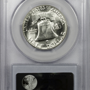 1951 HALF DOLLAR - FRANKLIN PCGS MS 63 BUGS BUNNY, CAC Reverse Slab