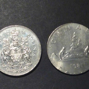 1981 on 50c with 50c