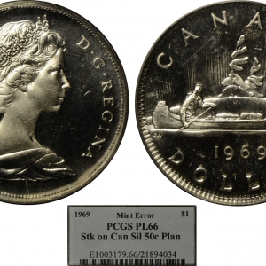 1969 on silver 50c