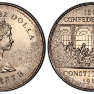 1982 Constitution Thin Planchet