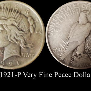 1921 peace dollar