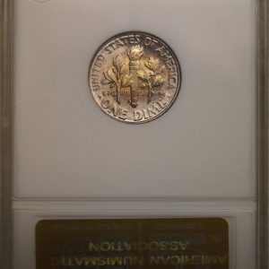 1954-S Roosevelt Dime ANACS Sample Reverse