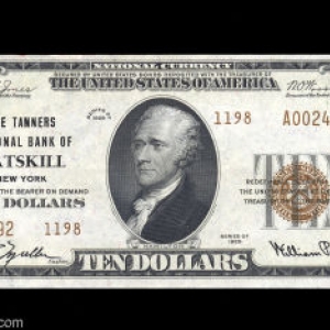$10.00 Note