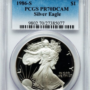 1986-S PR-70Dcam
