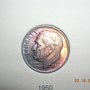 Single close up of the rainbows