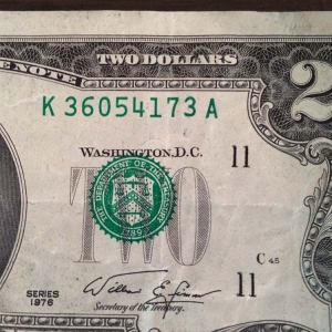 1976 3rd print offset right detail