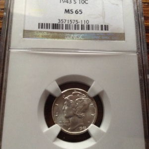1943 S MS-65