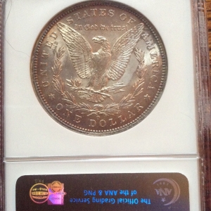 1887 O MS-63 Reverse
