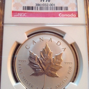 2014 Canada Maple Leaf PF-70