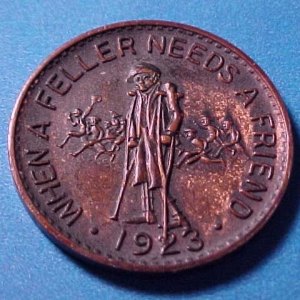1923 Odd Fellows Token