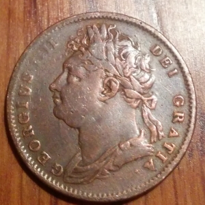 George IV Farthing:
