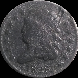 1828 Half Cent