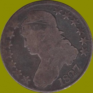 Capped Bust Half, Square Base "2"