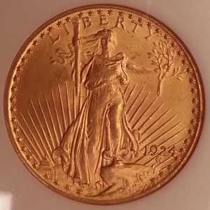 1924 $20 Obverse