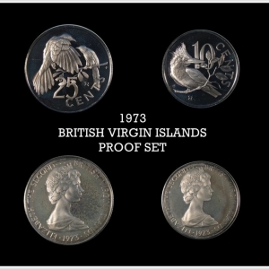 1973 British Virgin Islands Proof Set