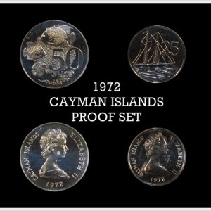 1972 Cayman Islands Proof Set