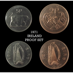 1971 Ireland Proof Set