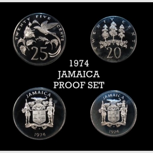 1974 Jamaica proof Set