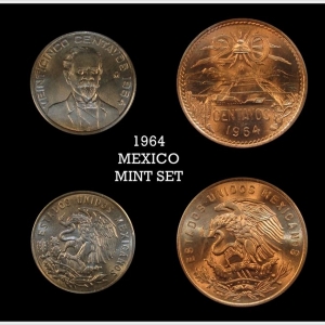 1964 Mexico Mint Set