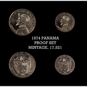 1974 Panama Proof Set