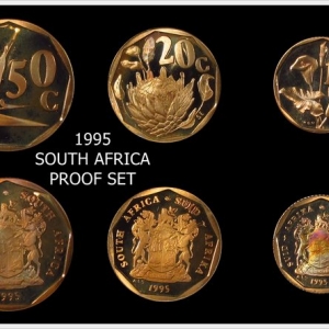 1995 South Africa Proof Set