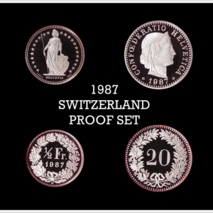 1987 Switzerland Proof Set