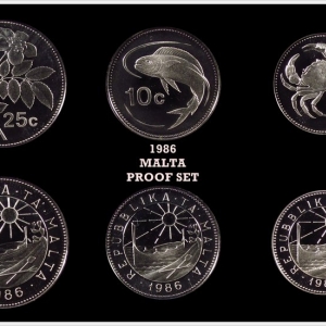 1981 Malta Proof Set