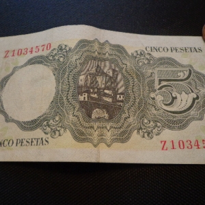 1951 5 CINCO PESETAS BANCO DE ESPANA